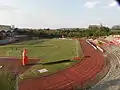 Estadio Universitario (UES) Parte de la pista olímpica