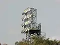Estadio Universitario (UES) Torre de iluminación con 24 halógenos