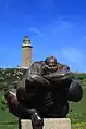El Guardián o Caronte en el parque escultórico de la Torre de Hércules (1994, La Coruña).
