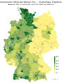 Porcentaje de votos – GRÜNE