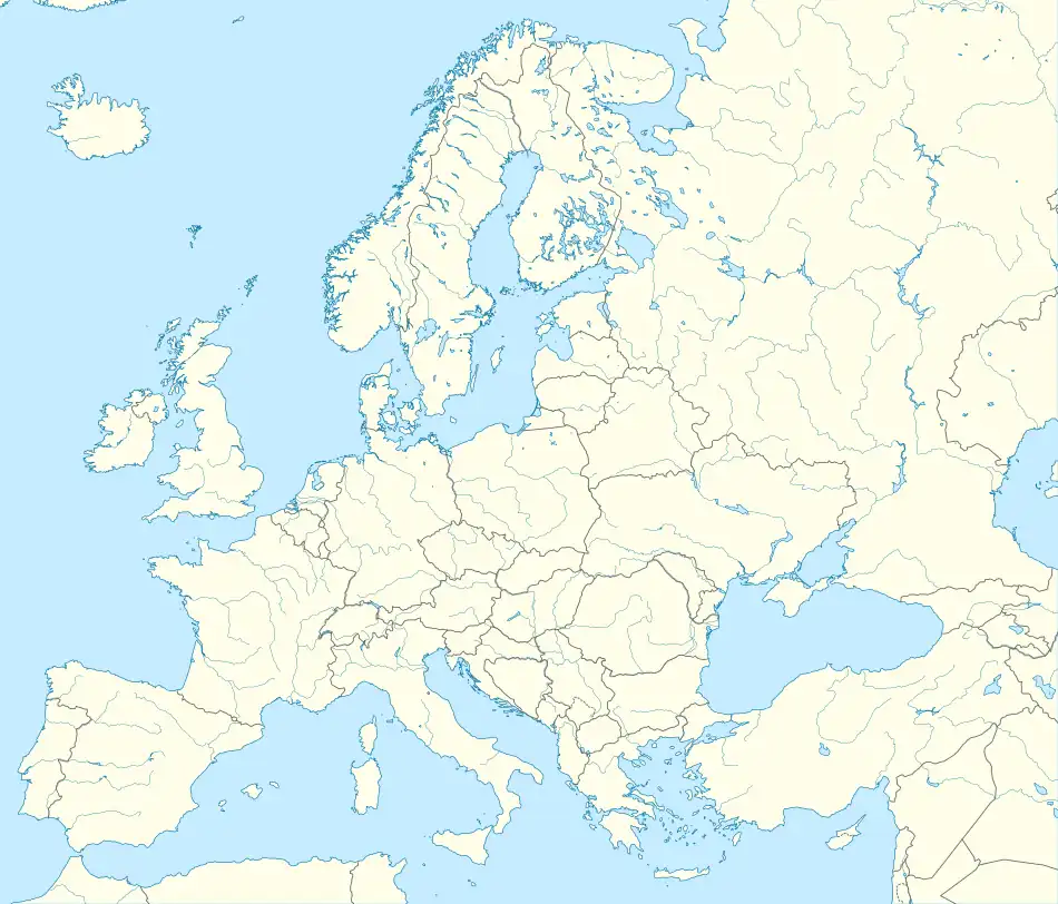 Bucarest ubicada en Europa