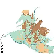 Expansión urbana de Arequipa en 1978