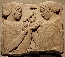 Estela de Farsala, ca. 470-60 a.C., Louvre.