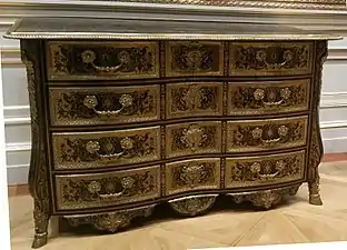 Primera cómoda de André Charles Boulle, Wallace Collection