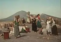 Fouilles à Pompéi (Excavaciones en Pompei) (1865)