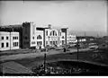 Vista del complejo del Coliseo durante su construcción en 1921.