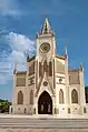 Fachada Occidental Iglesia San Juan Bautista en Caimito, Sucre Colombia.