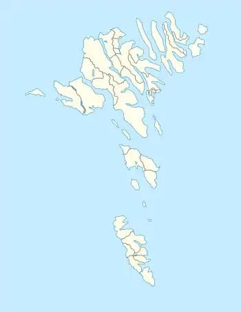 Slættaratindur ubicada en Islas Feroe