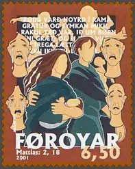 El grito de Ramah, sello de 2001 de las Islas Feroe