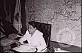 Fernando Henrique Cardoso en la silla del alcalde de São Paulo, (1985).