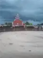 Coso taurino en Tahmek, fiestas de agosto.
