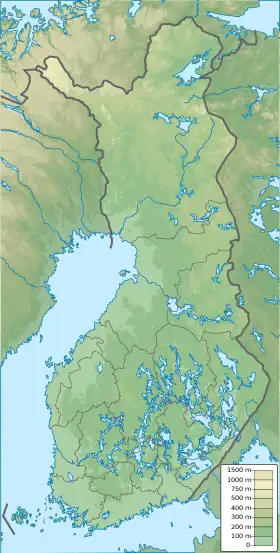 Monte Halti ubicada en Finlandia