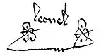 Firma de Leonel de Navarra