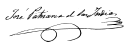 Firma de José Moreno Mazón