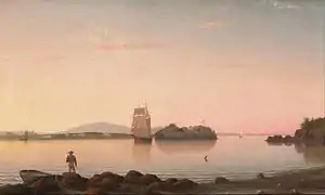 Owl's Head, Penobscot Bay, Maine (1862), de Fitz Henry Lane, Museo de Bellas Artes (Boston)