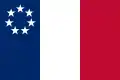 Bandera de Luisiana Enero de 1861 (no oficial)