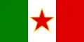 Bandera de la minoría étnica italiana en Yugoslavia  (1945-1992)
