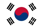 Bandera de Corea del Sur