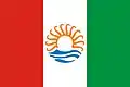 Bandera de la República Autónoma de Talish-Mughan 1993.