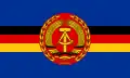 Bandera de los buques de apoyo de la Armada Popular.