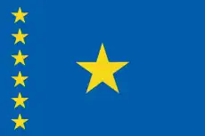 Bandera de República Democrática del Congo
