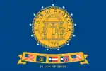 Bandera de Georgia 2001–2003