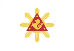 Bandera del Vicepresidente de la República de las Filipinas
