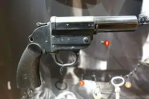 Una Leuchtpistole 34.