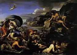 Acis, Galatea y Polifemo, de François Perrier (1645–1650)