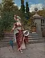 Dama en el parque