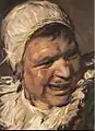 Detalle de Malle Babbe, de Frans Hals, 1633-1635.