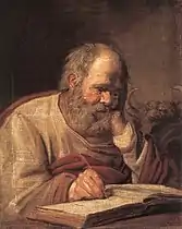 San Lucas, por Frans Hals