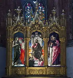 La llamada Pala di San Marco, de Bartolomeo Vivarini (1474). No debe confundirse con la homónima de Boticelli.