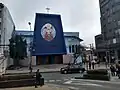 Frontis de la catedral en 2019.