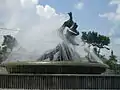 Monumento con fuente.