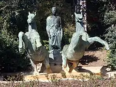 Cuadriga de Helios, Turó Park.