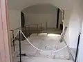Lugar en donde se encontraba las bombas y el acumulador hidráulico.