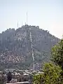 Visto desde el Cerro Santa Lucía.
