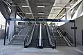 Escaleras de acceso a la estación