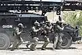 Soldados de GIGN en eurosatory, 2022.