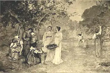 Cosecha, Museo de Ann del Cabo, exhibido en Mundial  Columbian Exposition, 1893