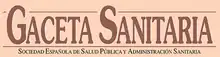 Cabecera de Gaceta Sanitaria.