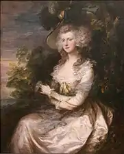 Thomas Gainsborough —Retrato de Mrs. Thomas Hibbert