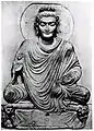 Buda sentado, Gandhara, Museo de Berlín.