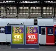 Mupis en la Gare de Lyon de París