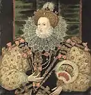 Variante del retrato Armada, George Gower, h. 1588.