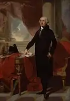 Gilbert Stuart, George Washington (The Munro-Lenox Portrait), circa 1800. Colección privada.