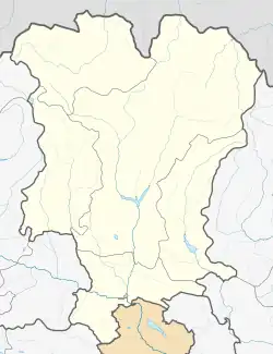 Dusheti ubicada en Mtsjeta-Mtianeti