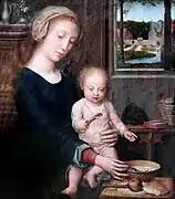 La Virgen con el Niñoh. 1500-1510,Musée Royaux des Beaux-Arts, Bruselas