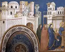 Vuelta de Cristo a Jerusalén.